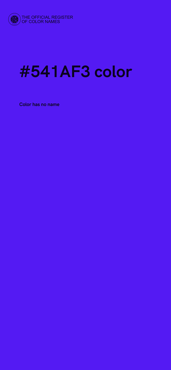 #541AF3 color image