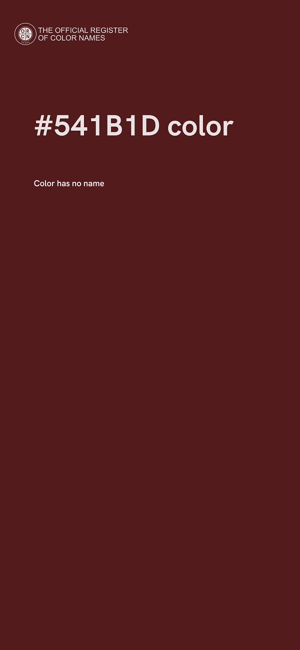 #541B1D color image