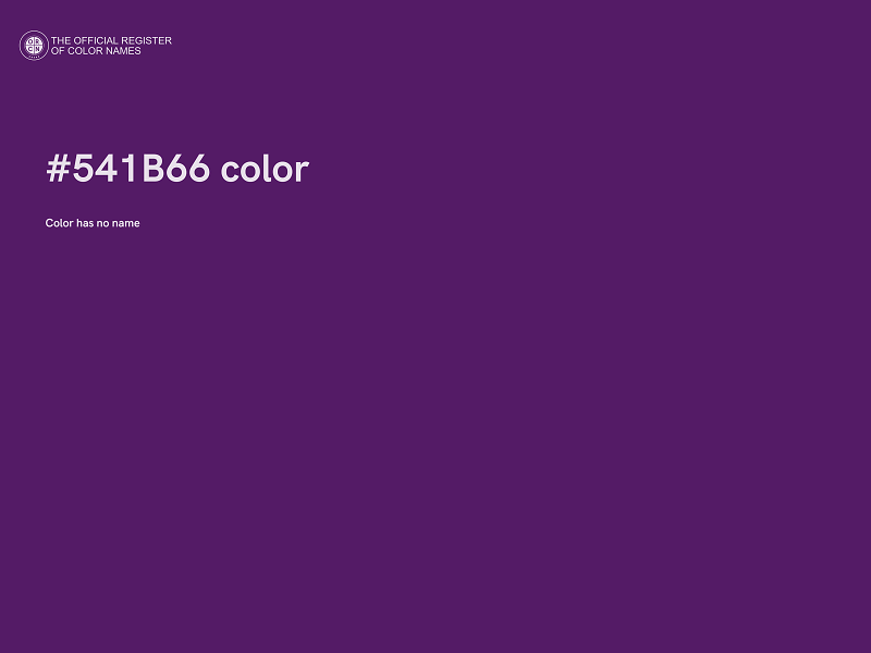 #541B66 color image