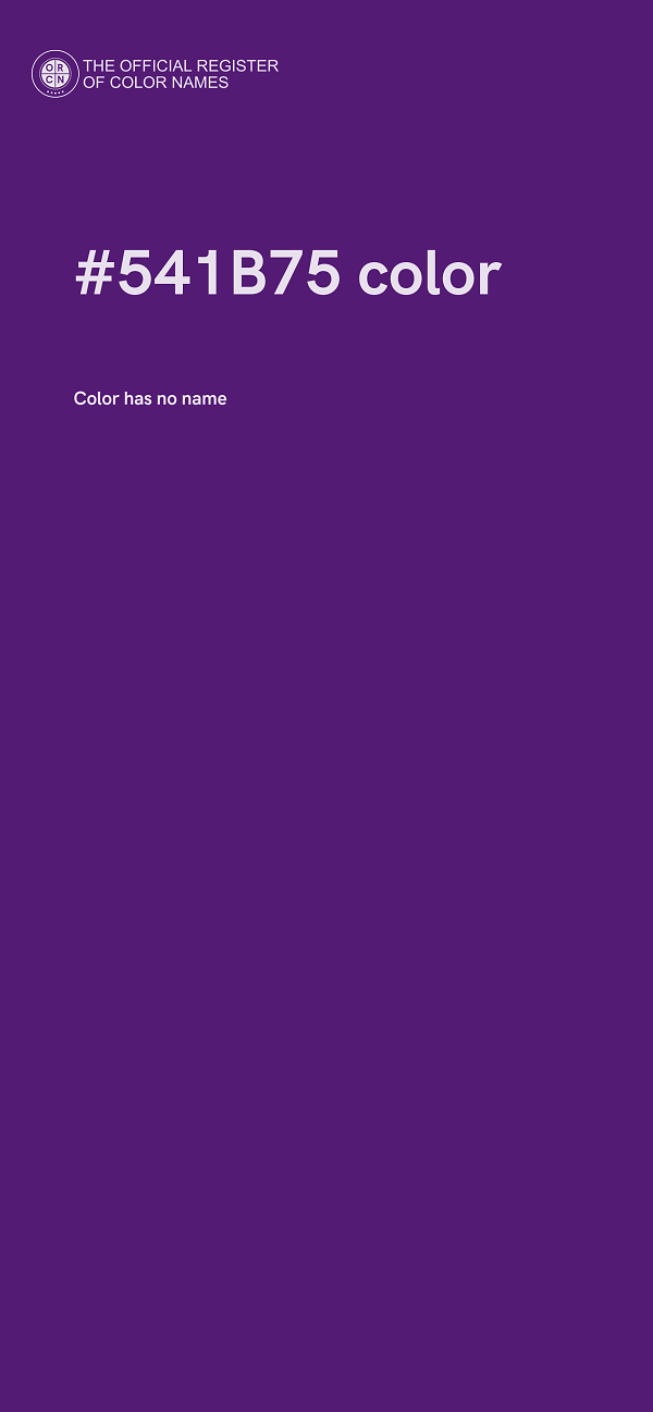 #541B75 color image