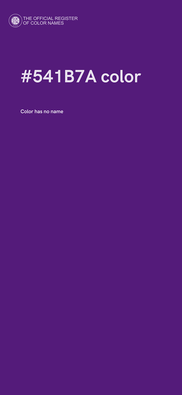 #541B7A color image