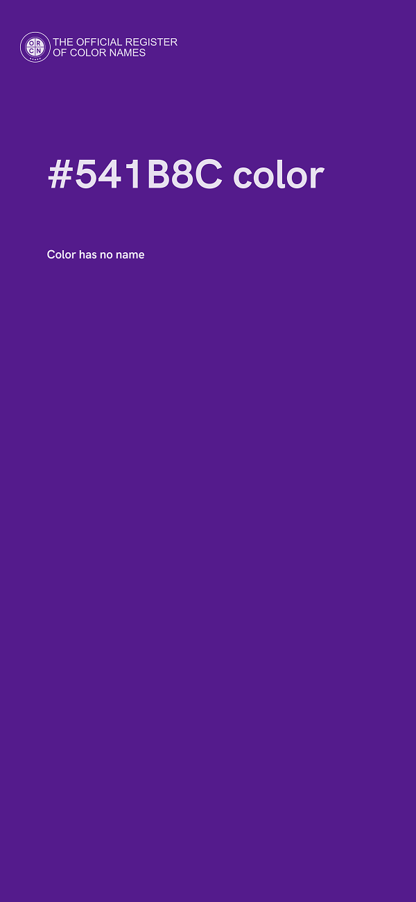 #541B8C color image