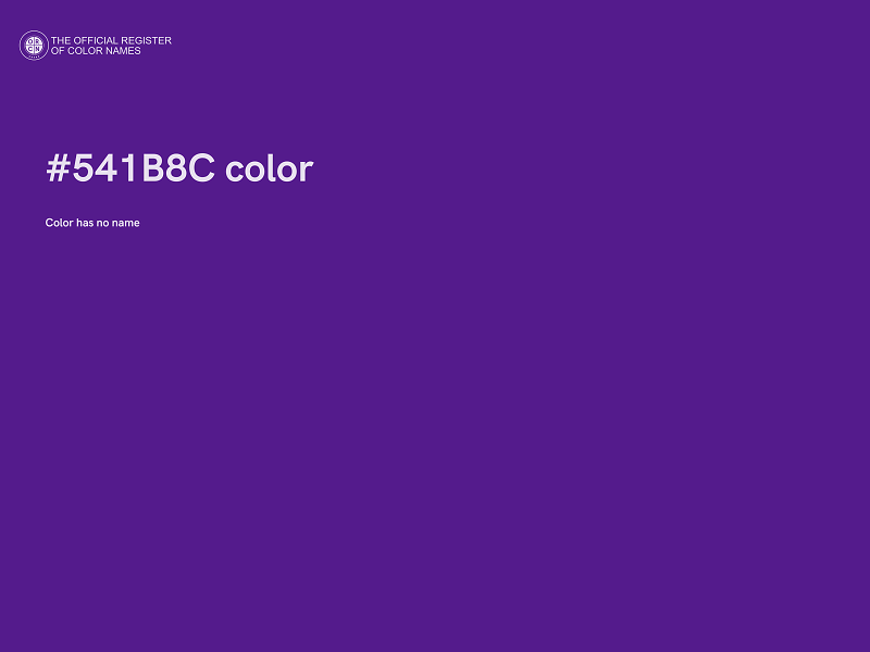 #541B8C color image