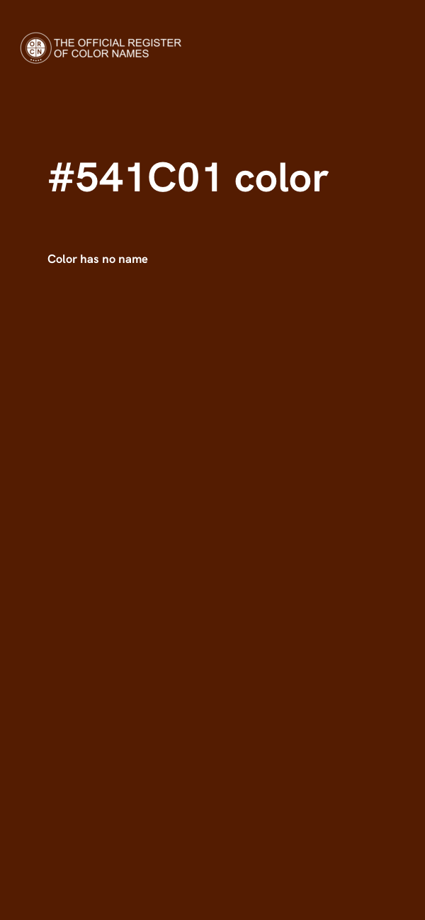 #541C01 color image