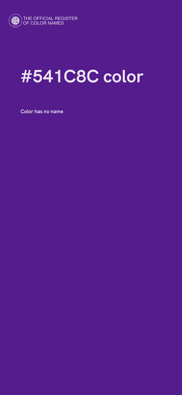 #541C8C color image