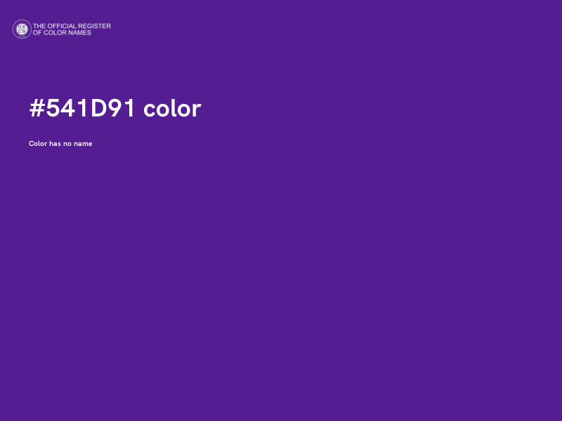 #541D91 color image