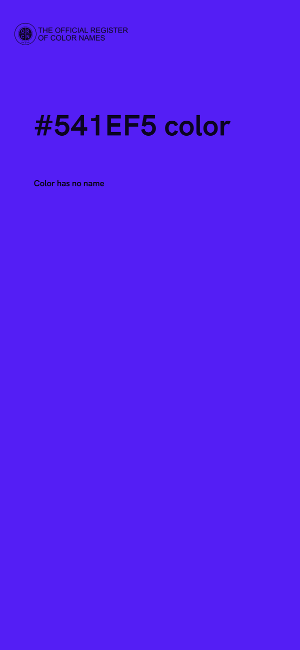 #541EF5 color image