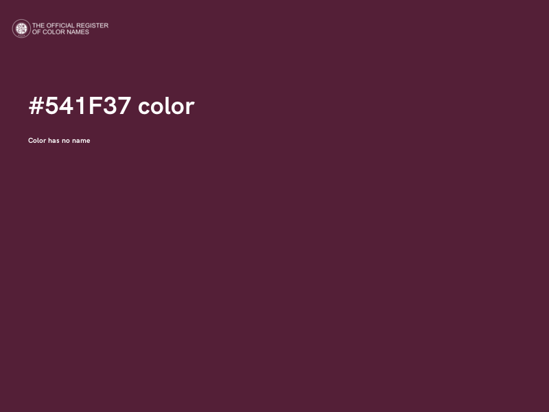#541F37 color image