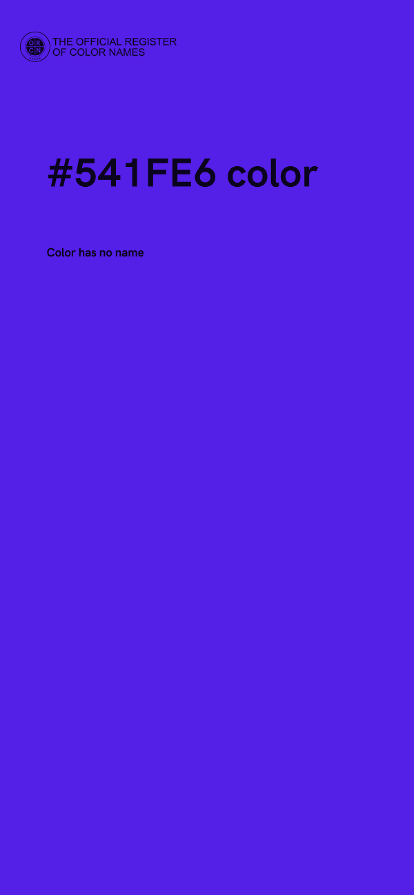#541FE6 color image