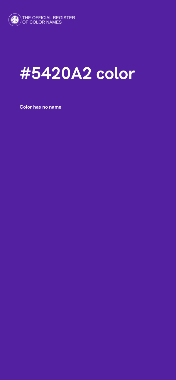 #5420A2 color image