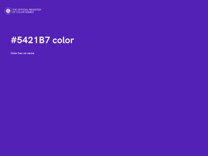 #5421B7 color image