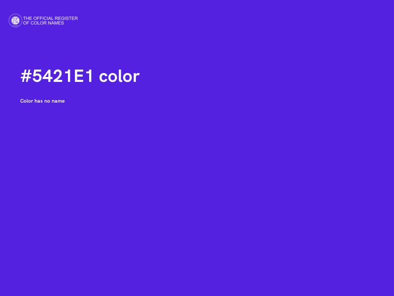 #5421E1 color image