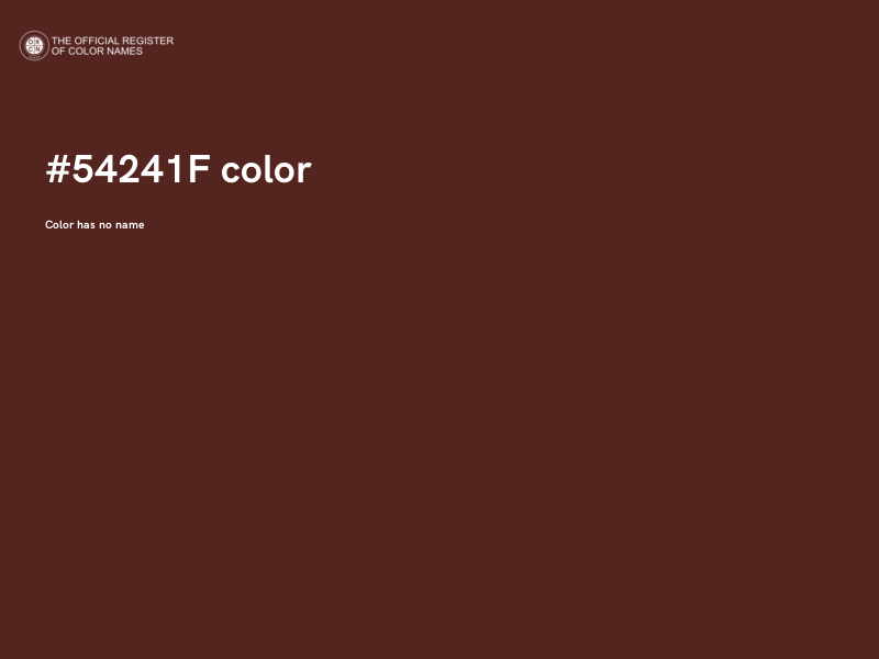 #54241F color image