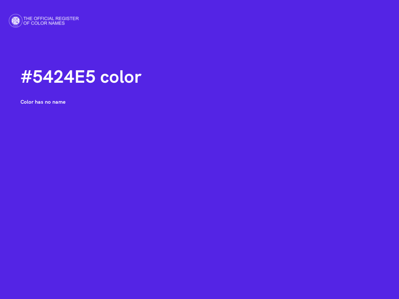 #5424E5 color image