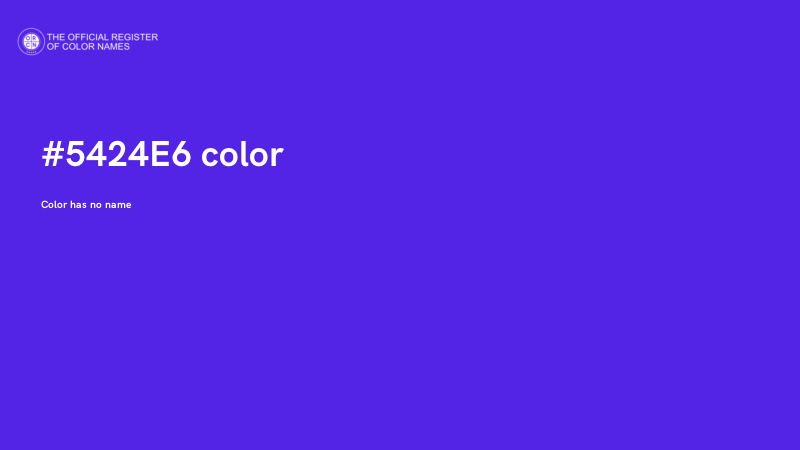 #5424E6 color image