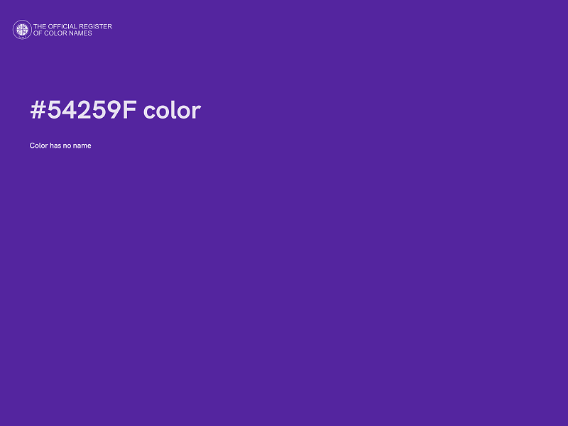 #54259F color image