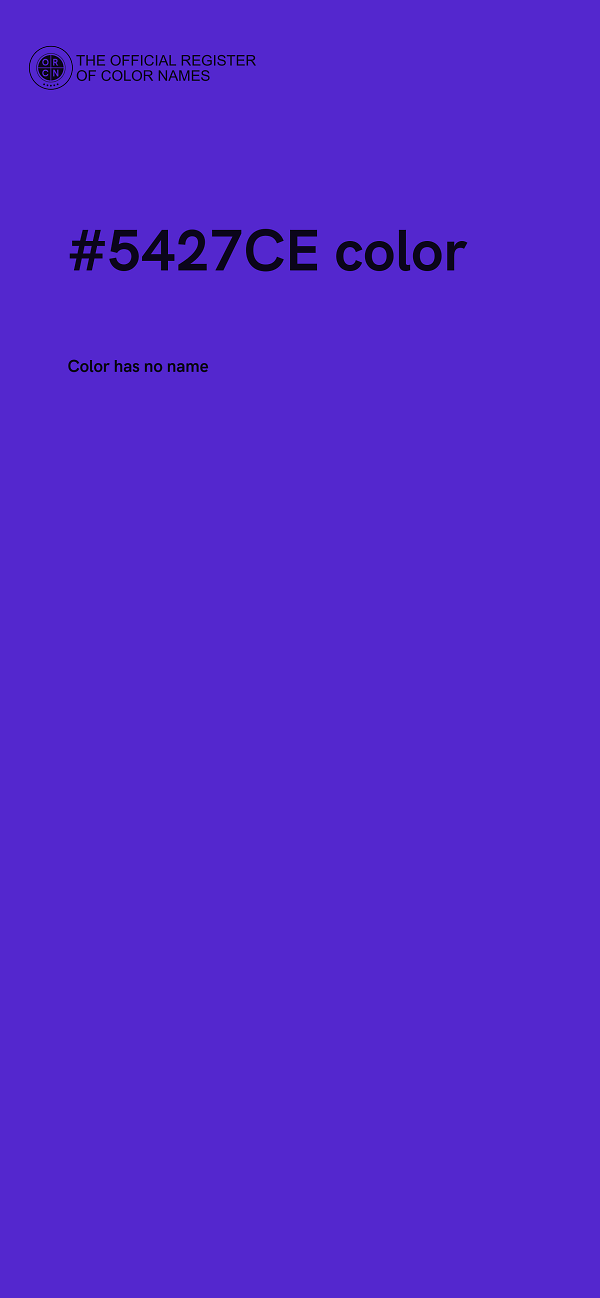 #5427CE color image
