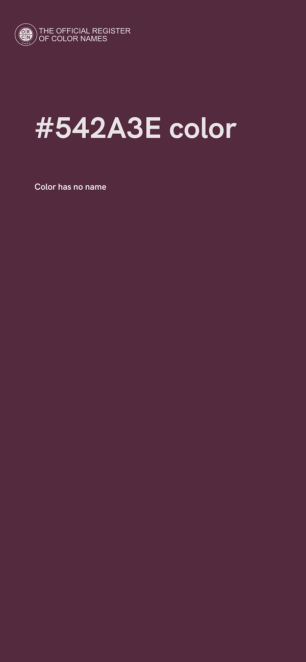 #542A3E color image