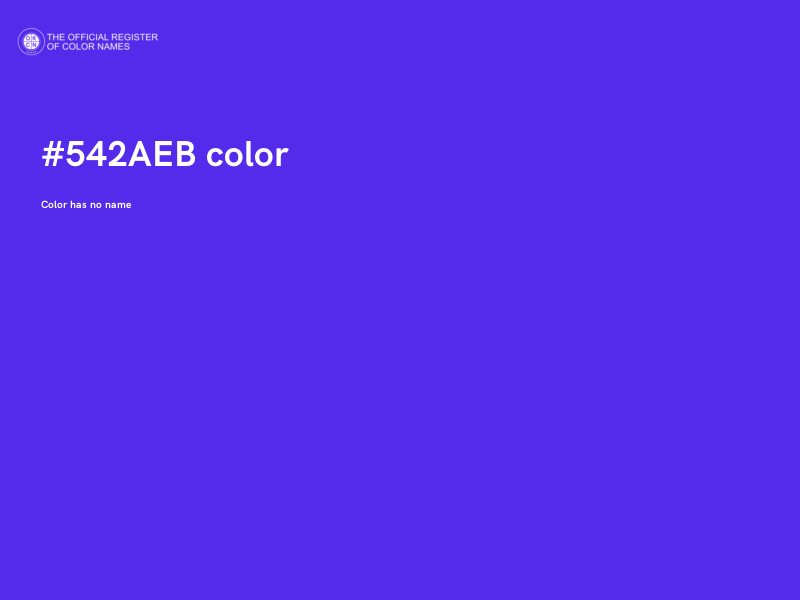 #542AEB color image