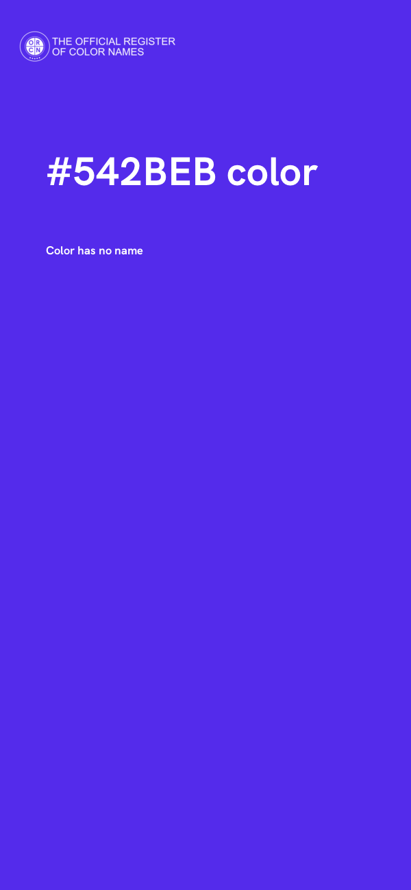 #542BEB color image