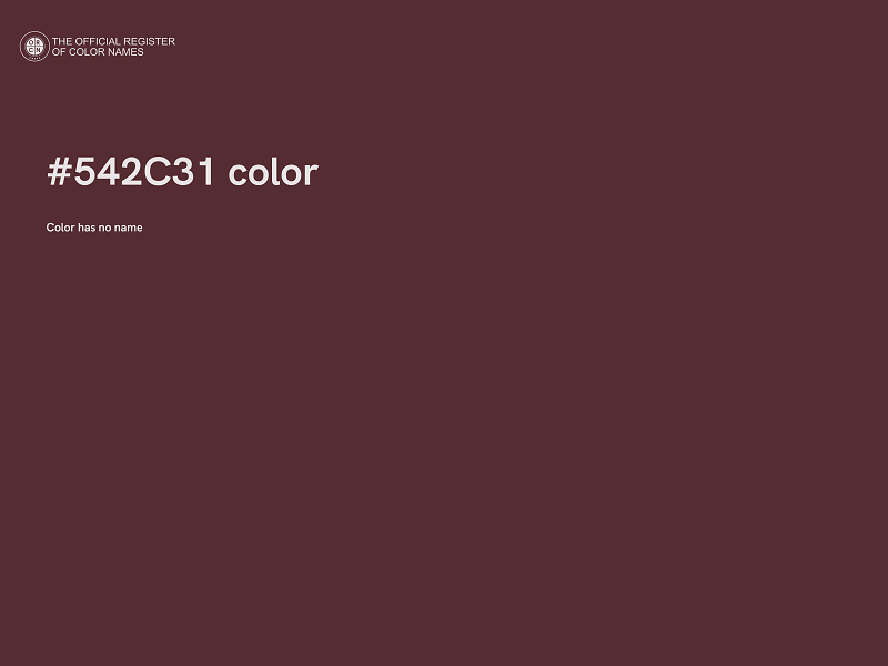 #542C31 color image