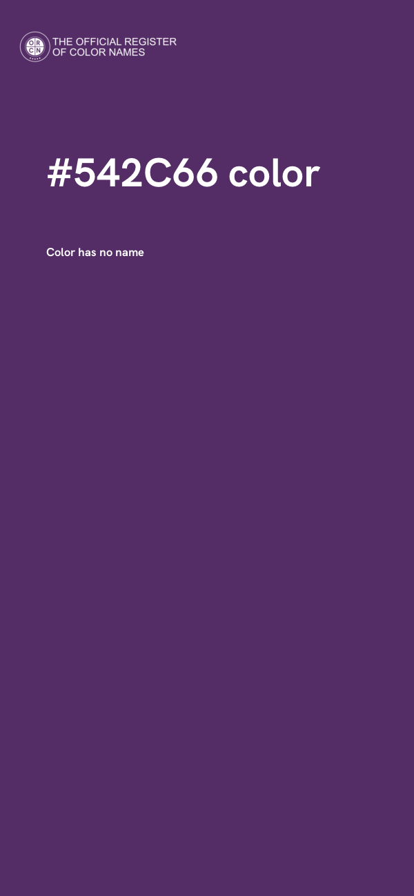 #542C66 color image