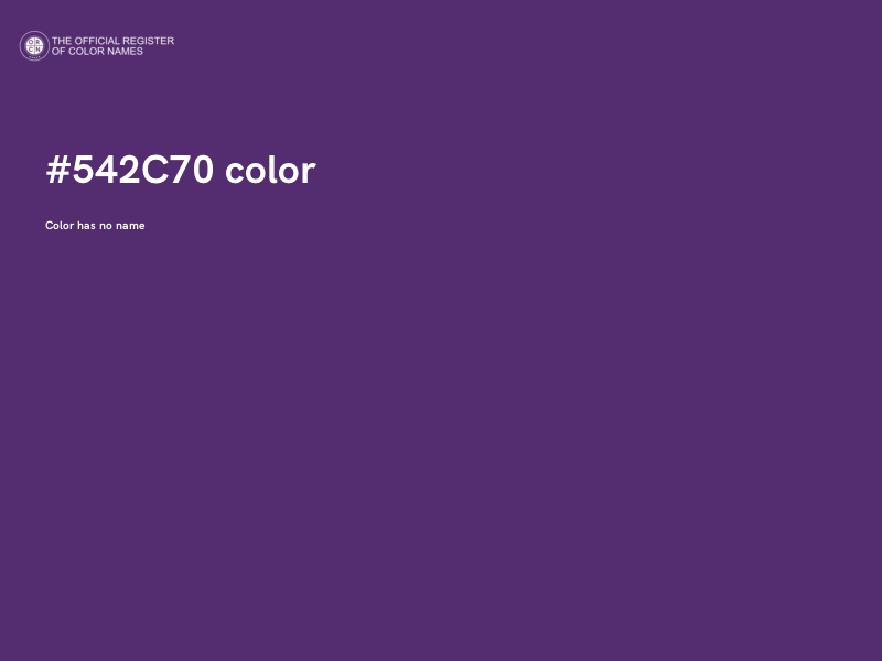 #542C70 color image