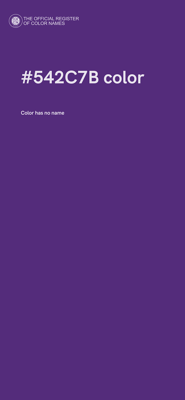 #542C7B color image