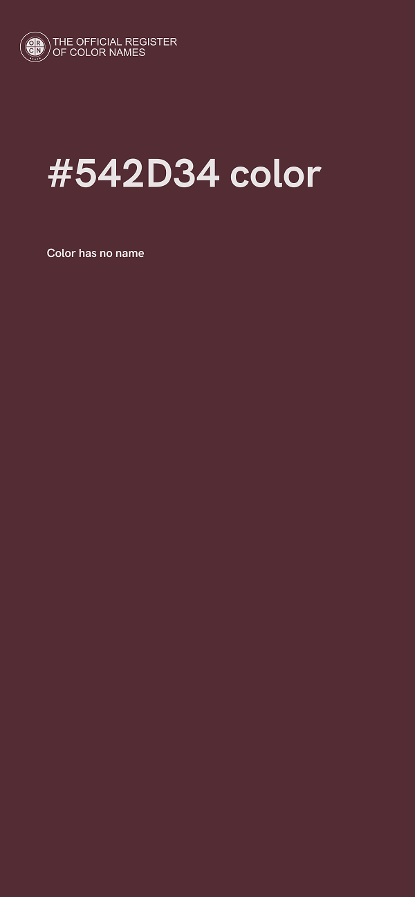 #542D34 color image