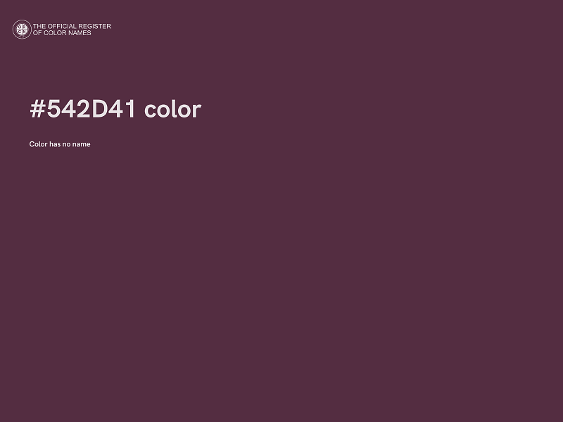 #542D41 color image