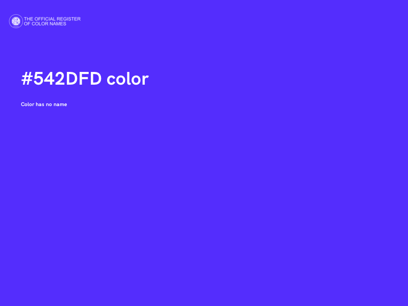 #542DFD color image