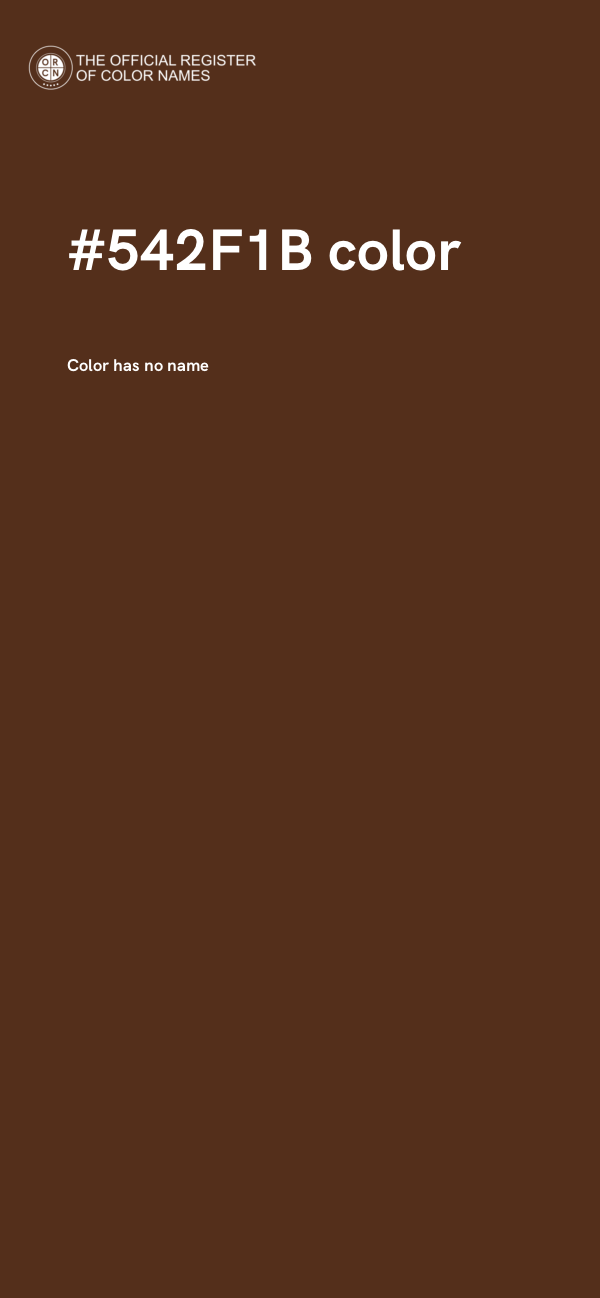 #542F1B color image
