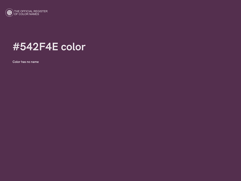 #542F4E color image