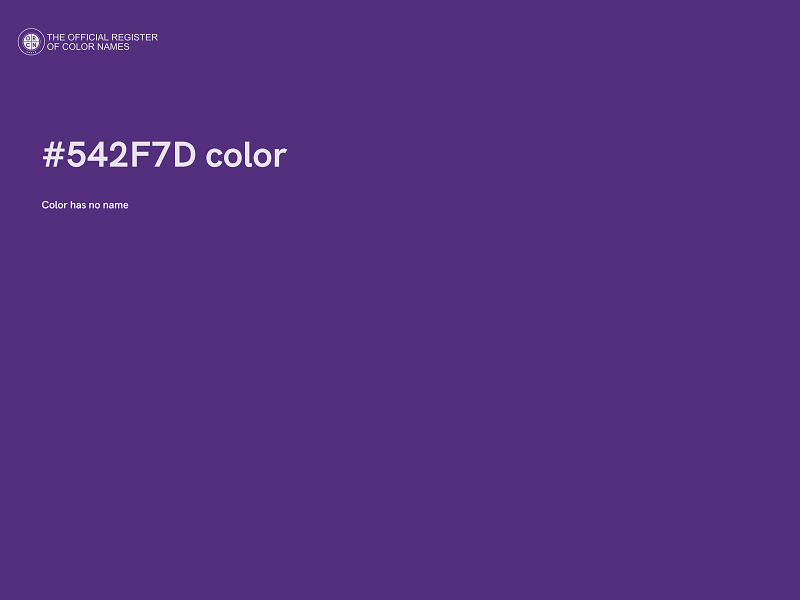 #542F7D color image