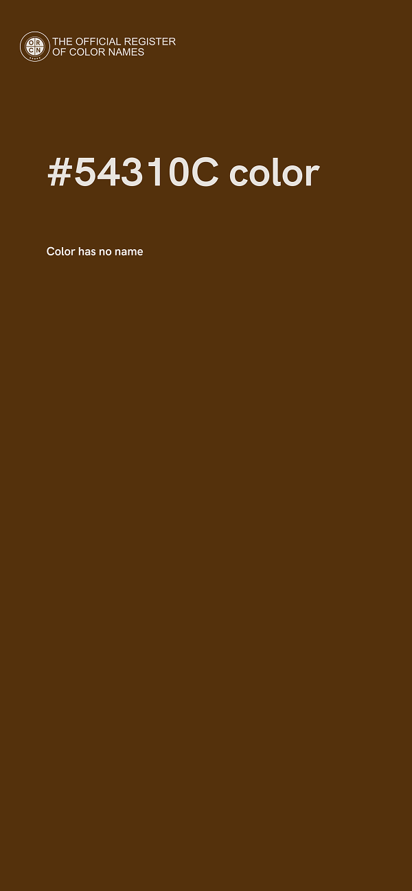 #54310C color image