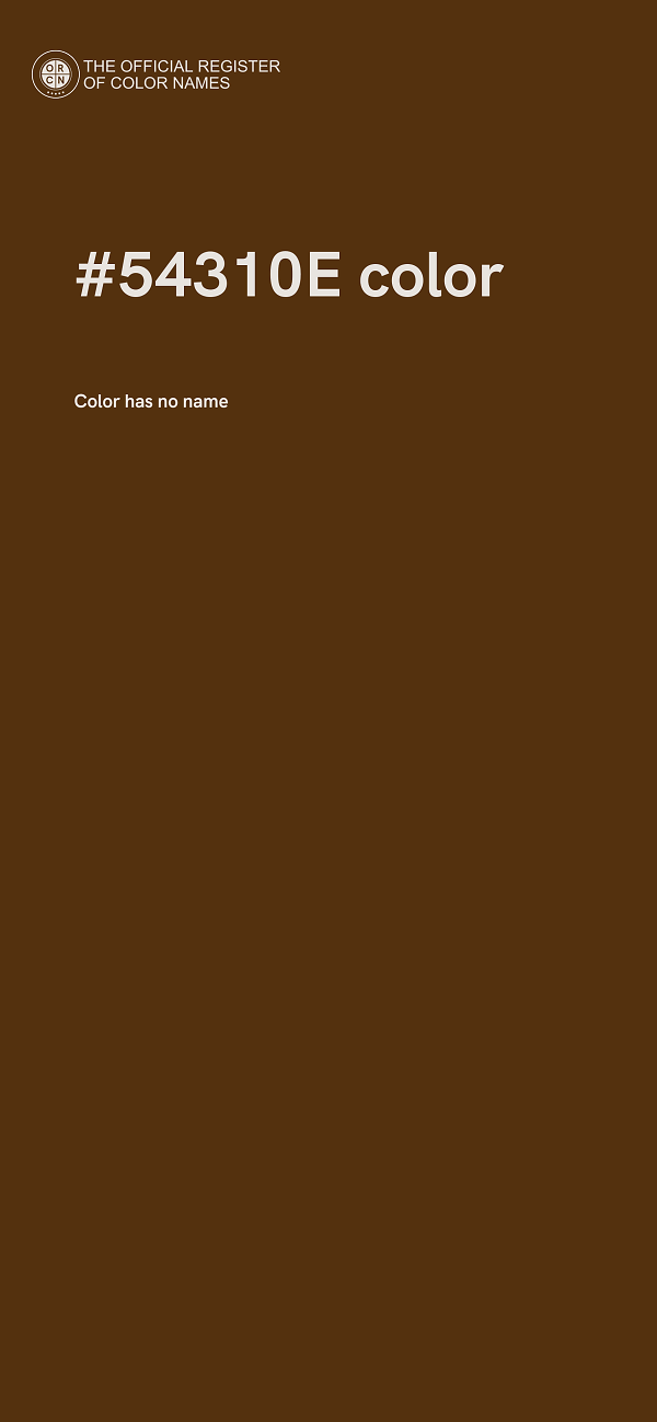 #54310E color image