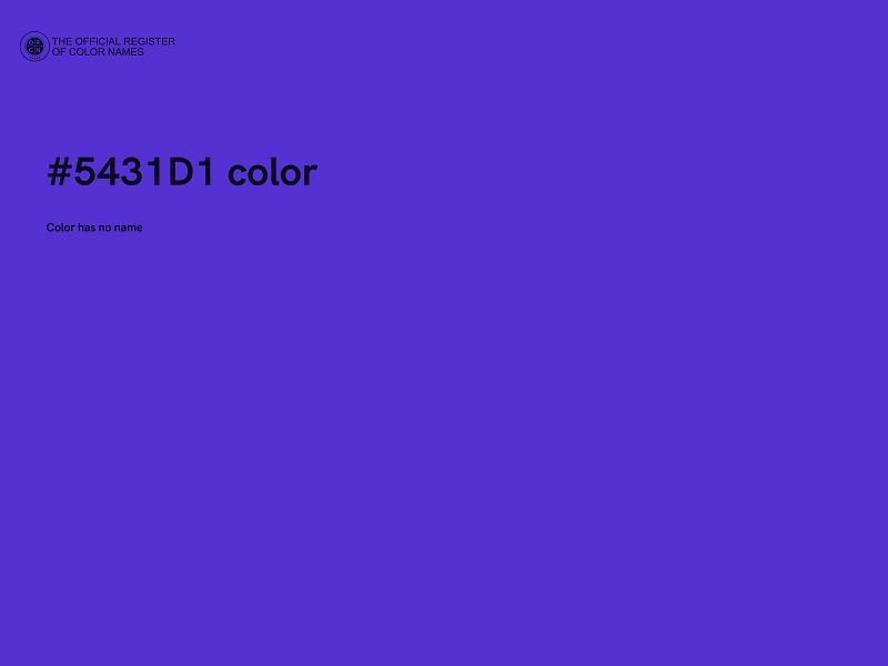 #5431D1 color image