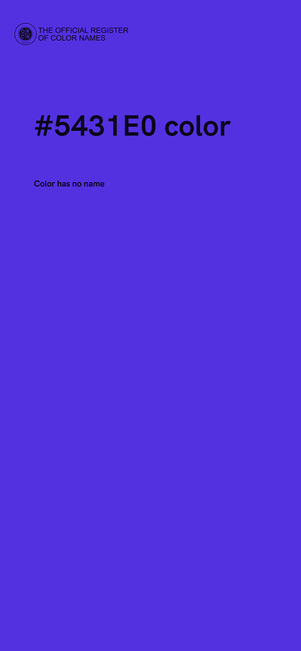 #5431E0 color image