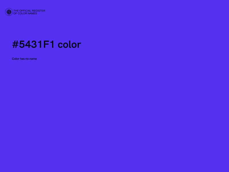 #5431F1 color image