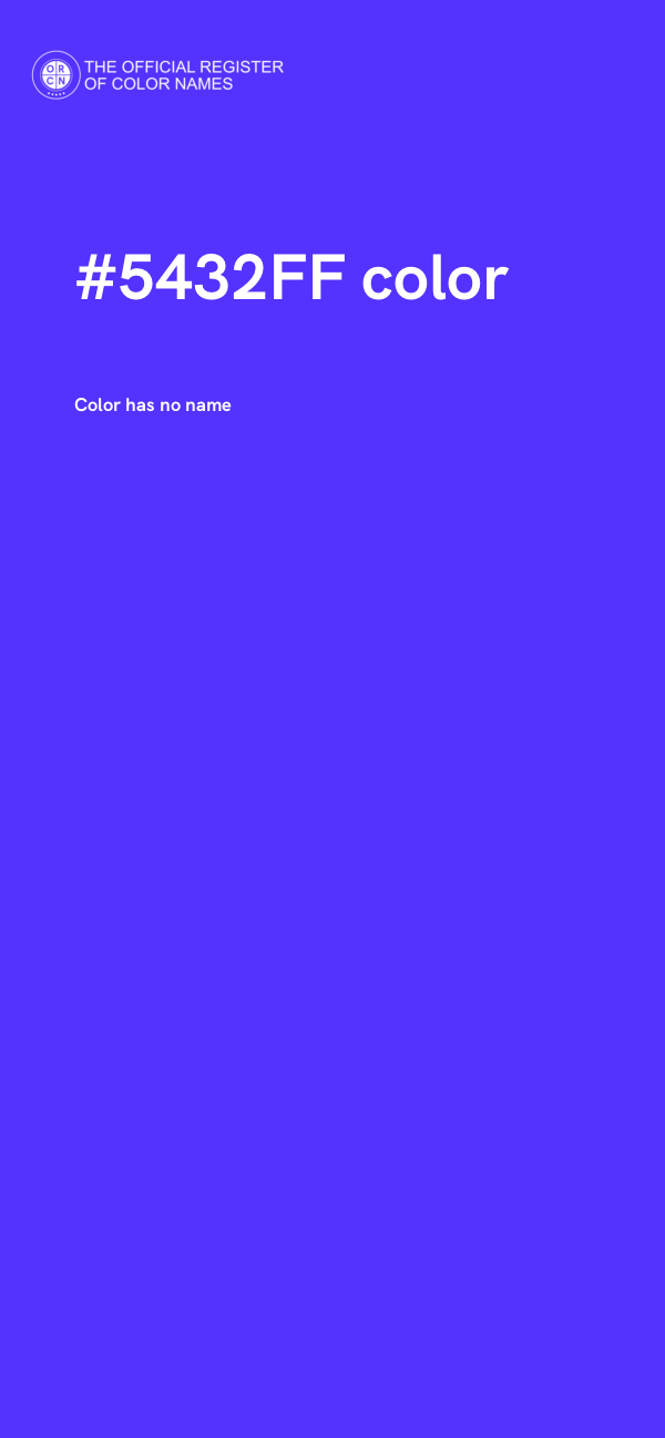 #5432FF color image