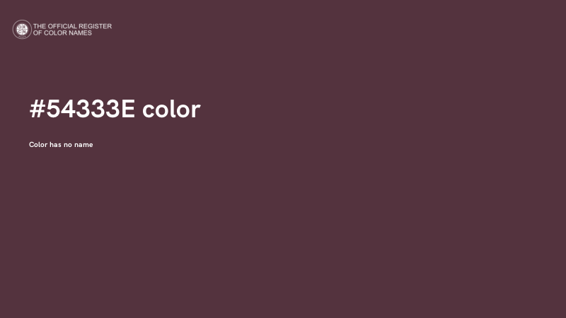 #54333E color image