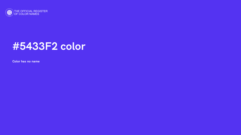 #5433F2 color image
