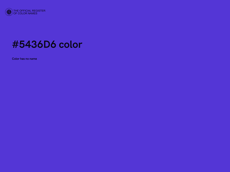 #5436D6 color image