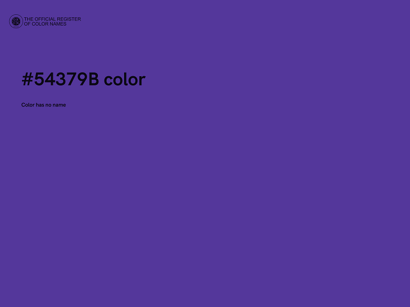 #54379B color image