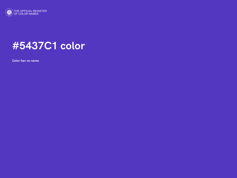 #5437C1 color image