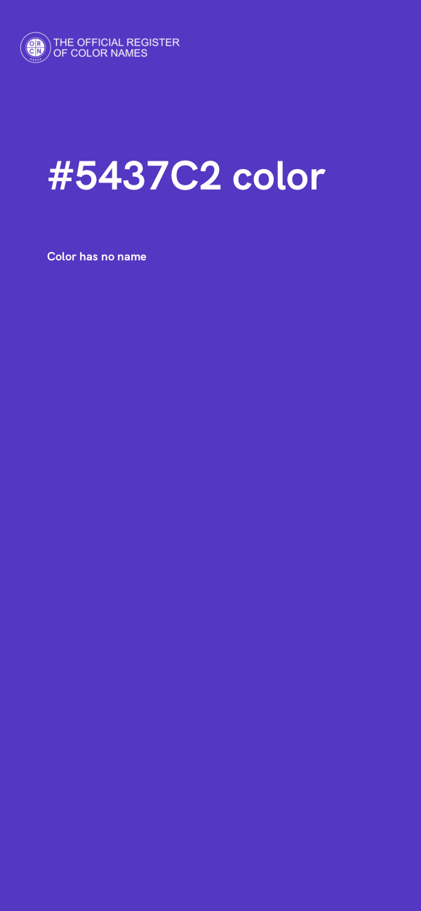 #5437C2 color image
