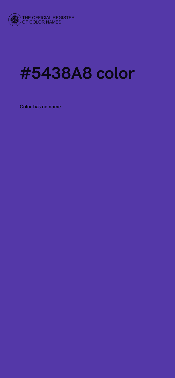 #5438A8 color image