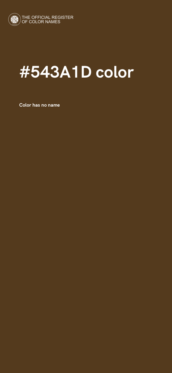 #543A1D color image