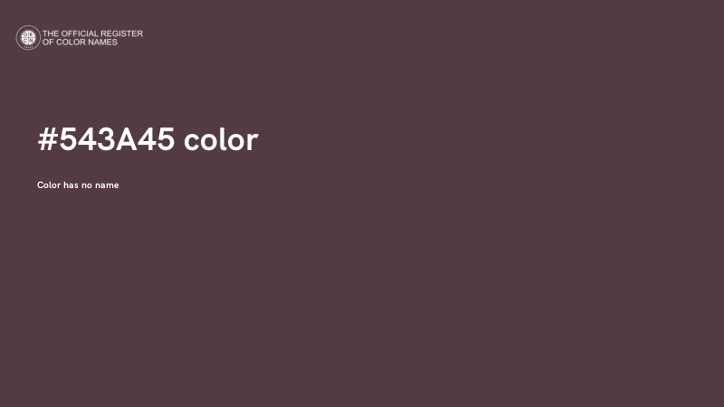 #543A45 color image