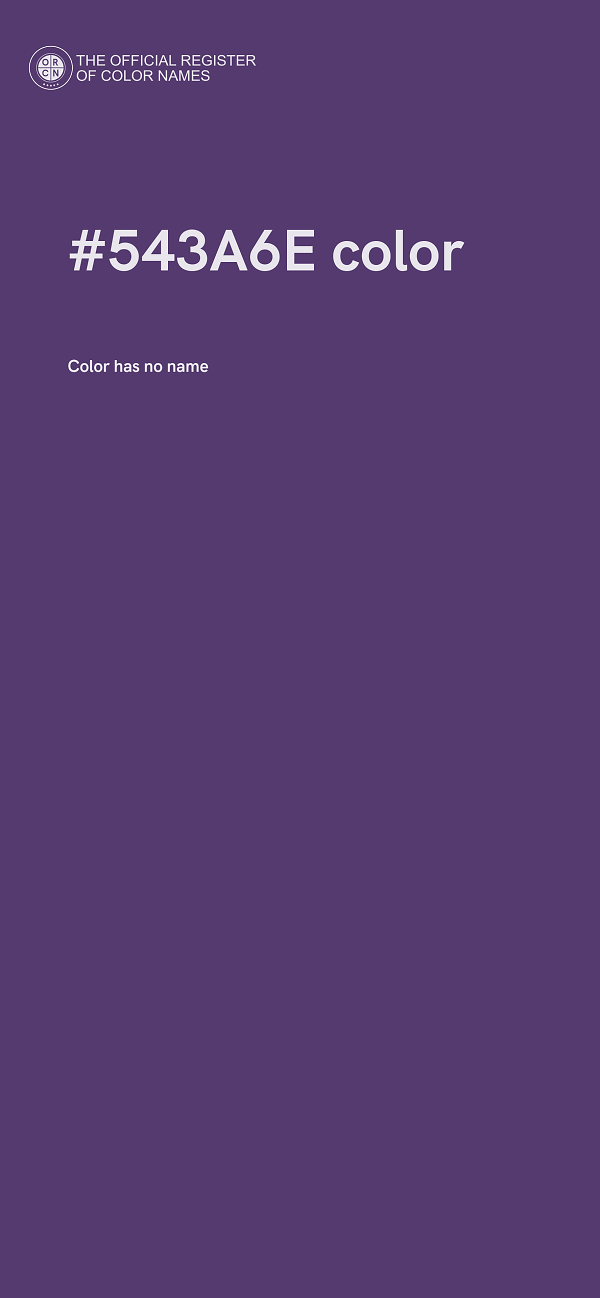 #543A6E color image